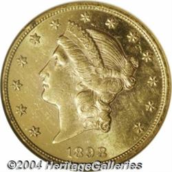 1898[$20] MS62 Prooflike NGC.