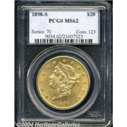 1898-S[$20] MS62 PCGS.
