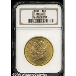 1899[$20] MS64 NGC.