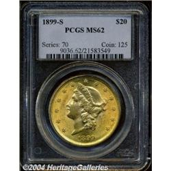 1899-S[$20] MS62 PCGS.
