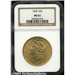 1900[$20] MS62 NGC.