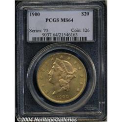 1900[$20] MS64 PCGS.