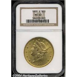 1900-S[$20] MS62 NGC.
