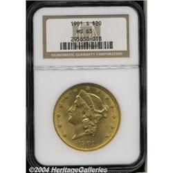 1901-S[$20] MS63 NGC.