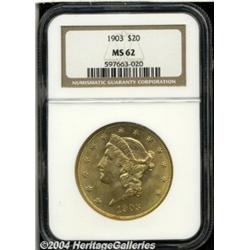 1903[$20] MS62 NGC.
