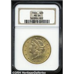 1903[$20] MS64 NGC.