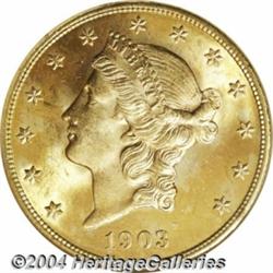 1903[$20] MS65 NGC.