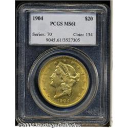1904[$20] MS61 PCGS.