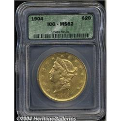 1904[$20] MS62 ICG.