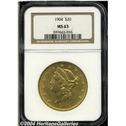 1904[$20] MS63 NGC.