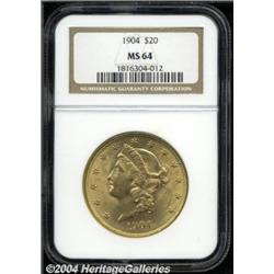 1904[$20] MS64 NGC.