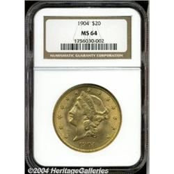 1904[$20] MS64 NGC.