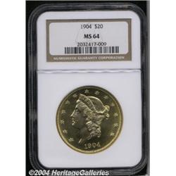 1904[$20] MS64 NGC.