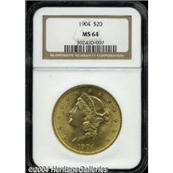1904[$20] MS64 NGC.