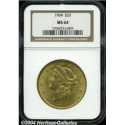 1904[$20] MS64 NGC.