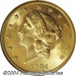 1904[$20] MS65 NGC.