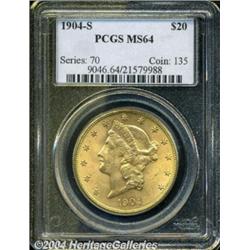 1904-S[$20] MS64 PCGS.