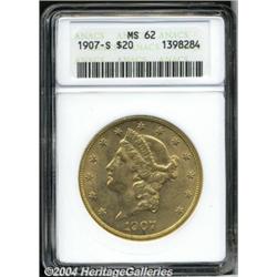 1907-S[$20] MS62 ANACS.