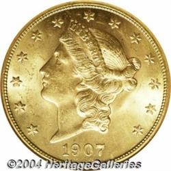 1907-S[$20] MS64 ANACS.