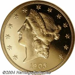 1905[$20] PR65 Cameo NGC.