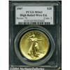 Image 3 : 1907[$20] High Relief, Wire Rim MS63 PCGS.
