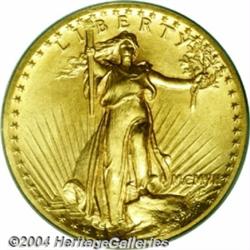 1907[$20] High Relief, Flat Rim MS64 PCGS.