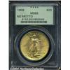 Image 1 : 1908[$20] No Motto MS65 PCGS.