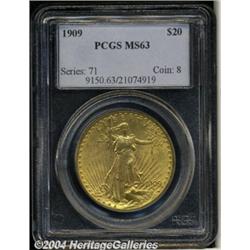 1909[$20] MS63 PCGS.