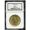 Image 1 : 1909/8[$20] MS61 NGC.