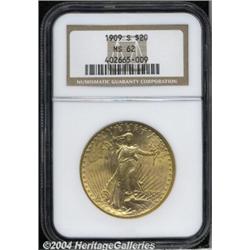 1909-S[$20] MS62 NGC.
