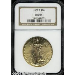 1909-S[$20] MS64 NGC.