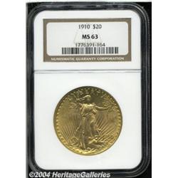 1910[$20] MS63 NGC.