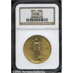 1911[$20] MS62 NGC.
