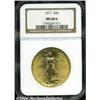 Image 3 : 1911[$20] MS66 NGC.