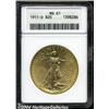 1911-D[$20] MS61 ANACS.