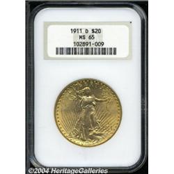 1911-D[$20] MS65 NGC.