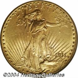 1911-D[$20] MS66 PCGS.