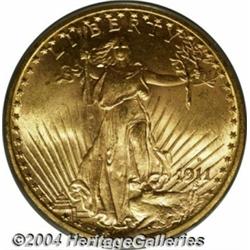 1911-S[$20] MS65 PCGS.