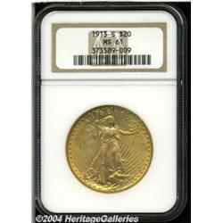 1913-S[$20] MS61 NGC.