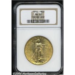 1914[$20] MS62 NGC.