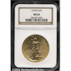 1914-D[$20] MS64 NGC.