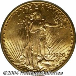 1920[$20] MS64 PCGS.
