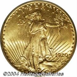 1920[$20] MS64 PCGS.