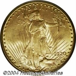 1920[$20] MS64 PCGS.
