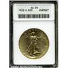 1922-S[$20] AU58 ANACS.