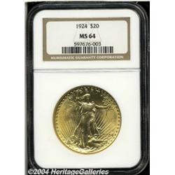 1924[$20] MS64 NGC.