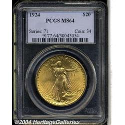 1924[$20] MS64 PCGS.