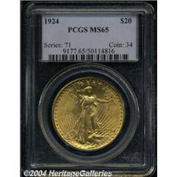 1924[$20] MS65 PCGS.