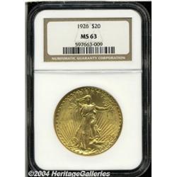 1926[$20] MS63 NGC.