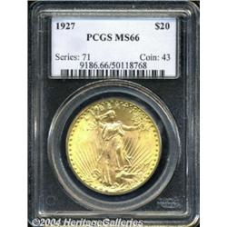 1927[$20] MS66 PCGS.